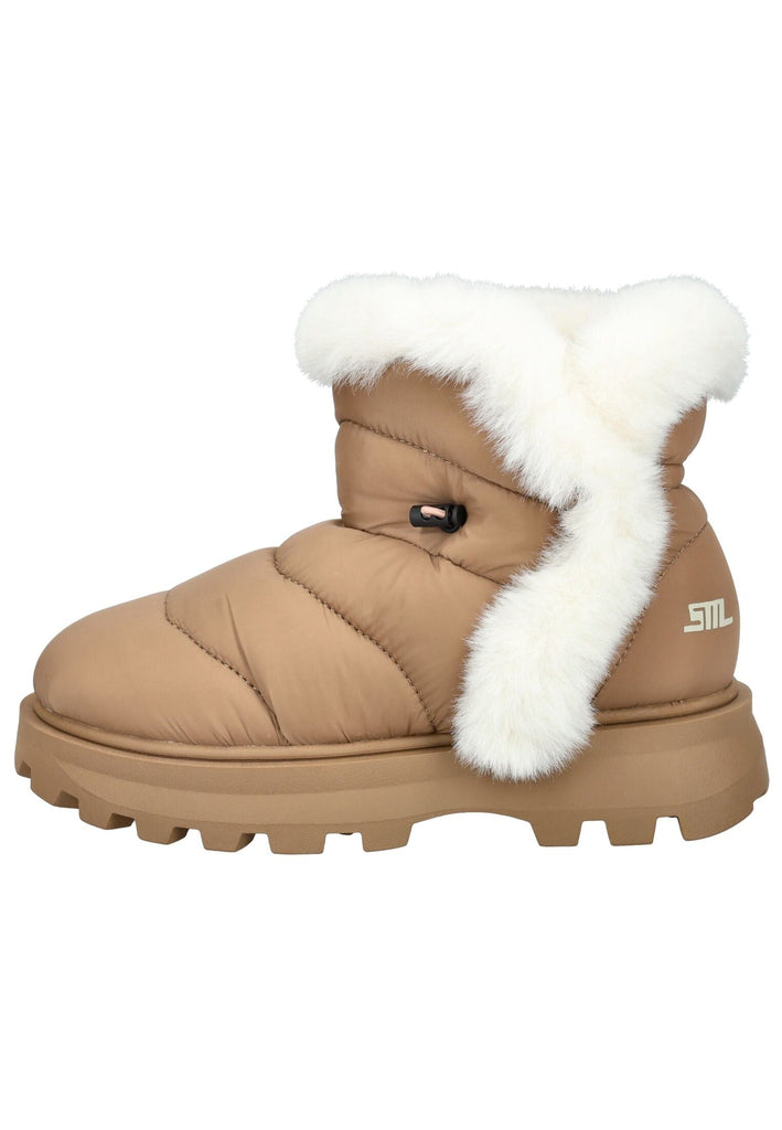 Steve Madden Stiefelette Textil Tan Warmfutter - surf4shoes