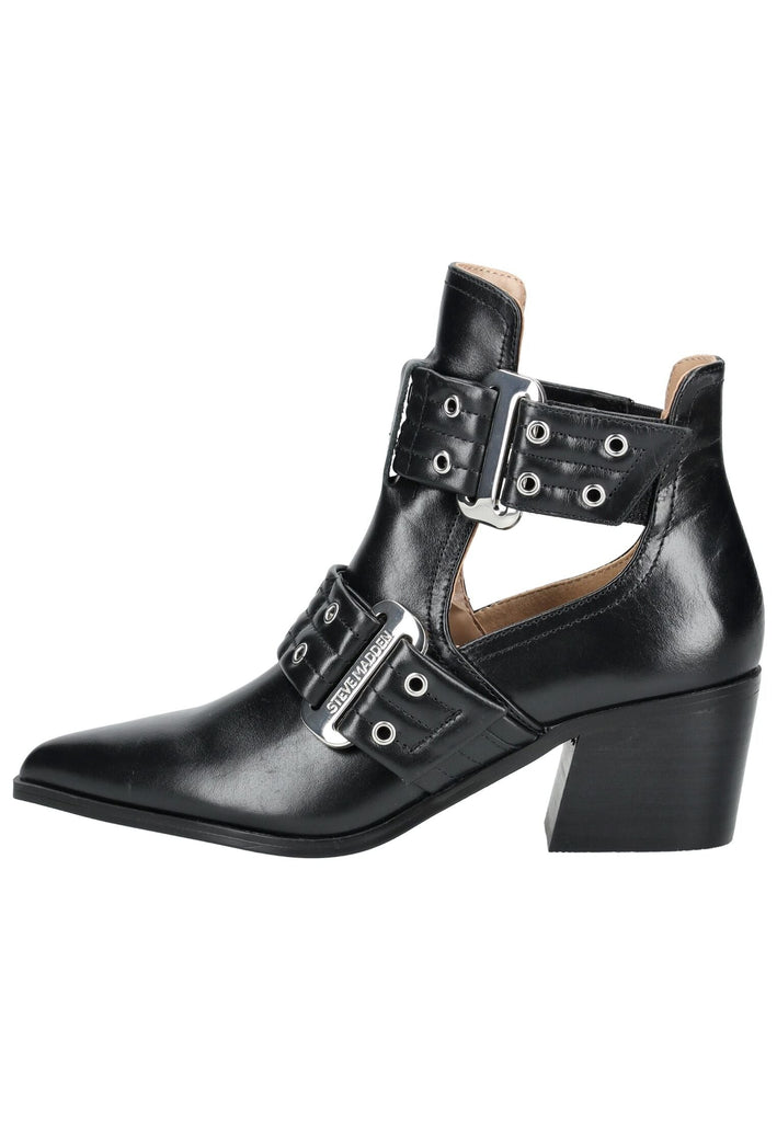 Steve Madden Stiefelette Leder Schwarz - surf4shoes