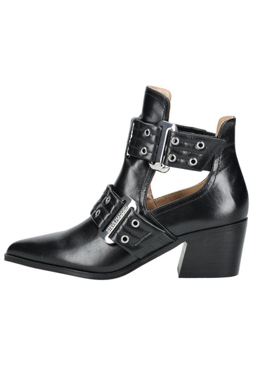 Steve Madden Stiefelette Leder Schwarz - surf4shoes