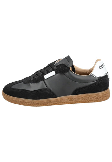 Steve Madden Sneaker Leder Schwarz - surf4shoes