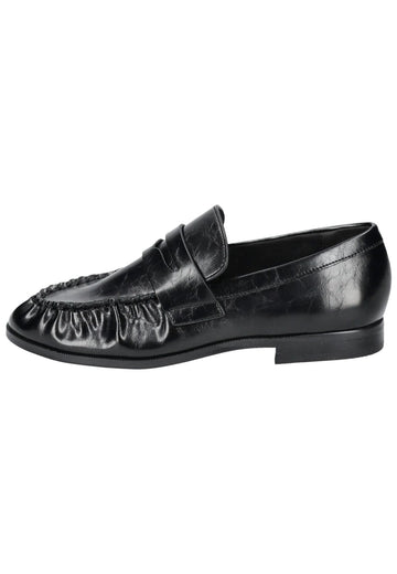 Steve Madden Slipper Lederimitat Schwarz - surf4shoes