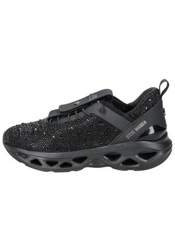 Steve Madden Sneaker Lederimitat/Textil Schwarz - surf4shoes
