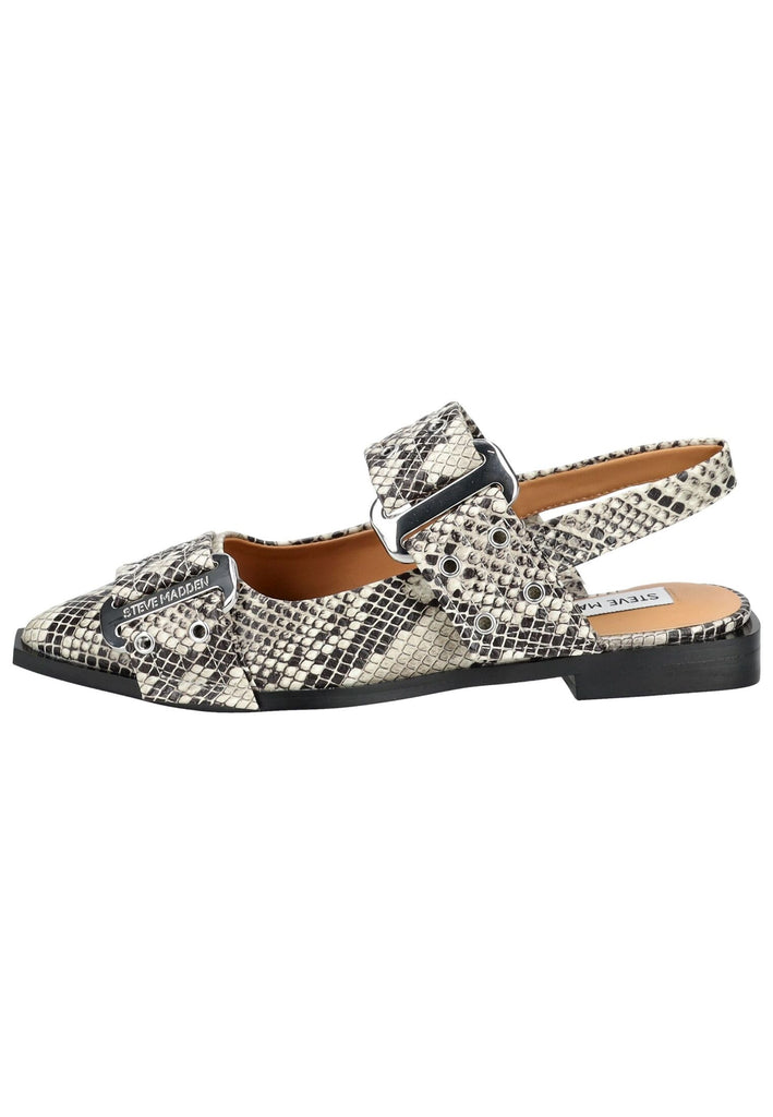 Steve Madden Ballerinas Lederimitat Hellbeige - surf4shoes