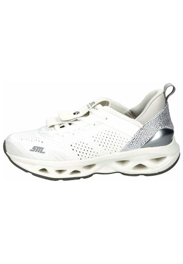 Steve Madden Sneaker Mesh Weiß/Silber - surf4shoes