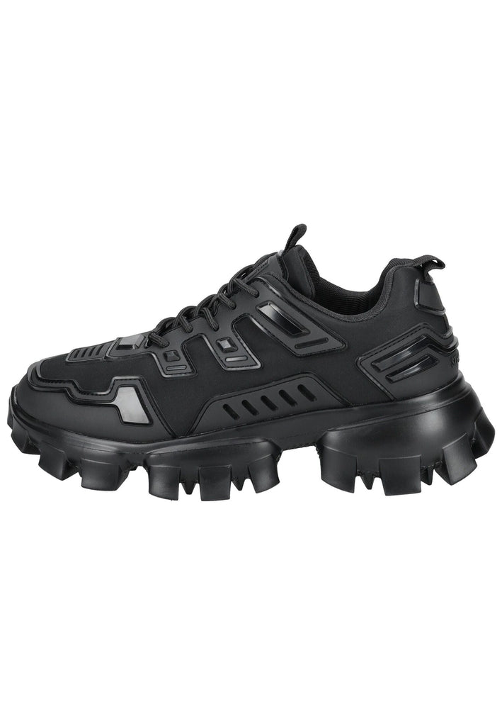 Steve Madden Sneaker Lederimitat/Textil Schwarz - surf4shoes