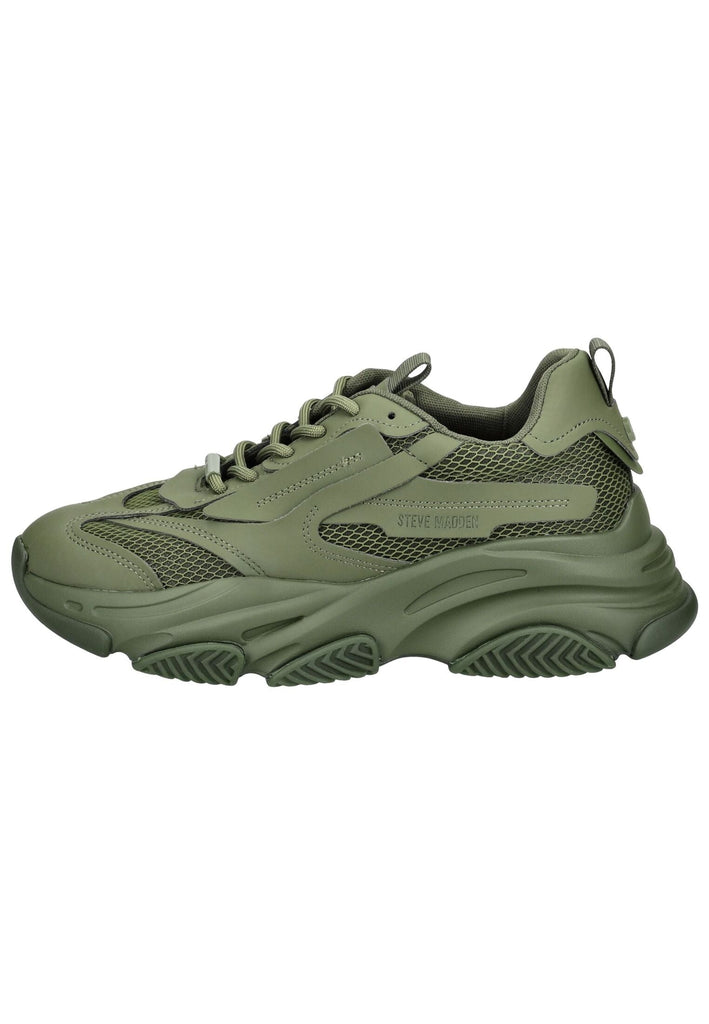 Steve Madden Sneaker Lederimitat/Textil Olive - surf4shoes