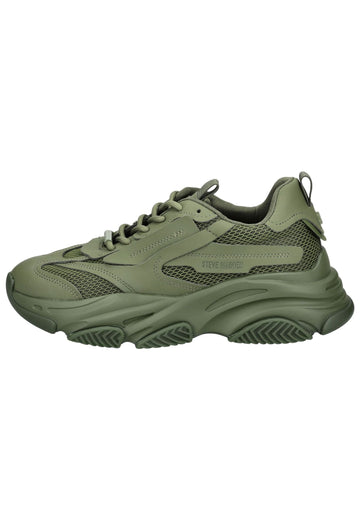 Steve Madden Sneaker Lederimitat/Textil Olive - surf4shoes