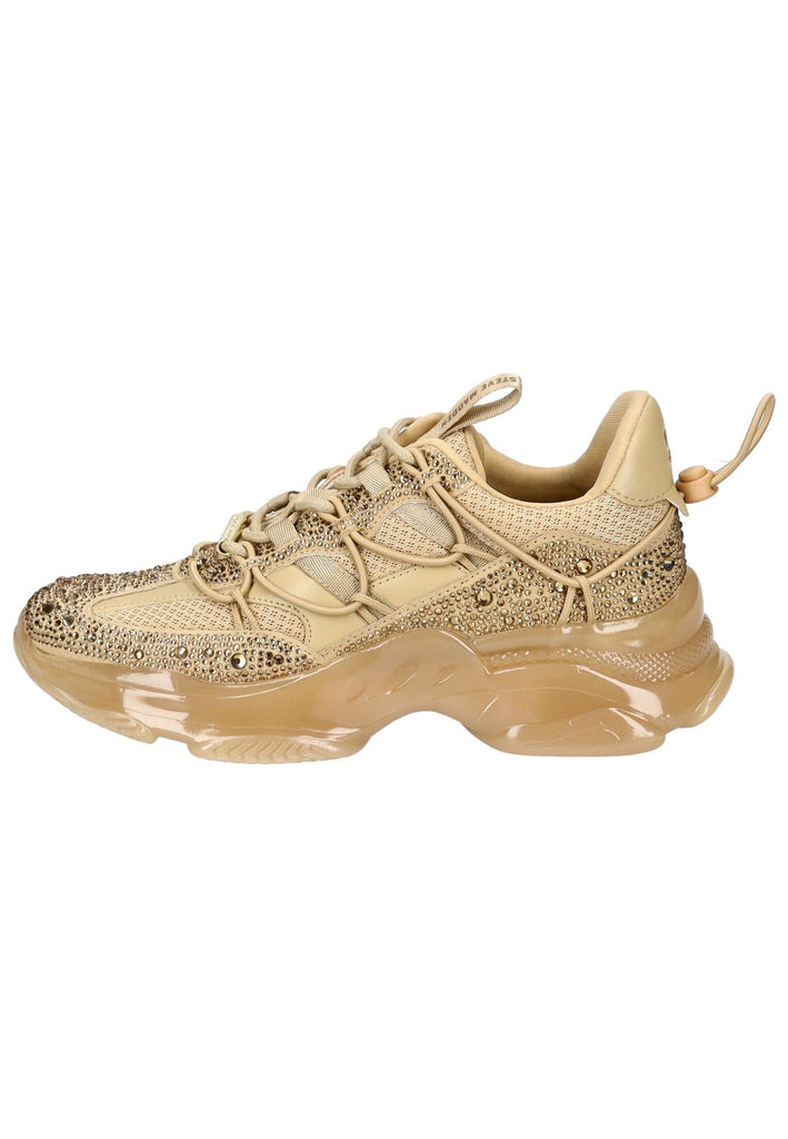 Steve Madden Sneaker Lederimitat/Textil Gold - surf4shoes