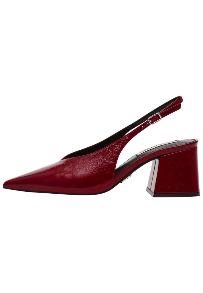 Steve Madden Pumps Leder Weinrot - surf4shoes