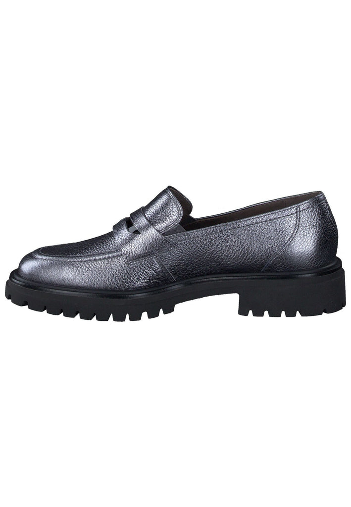 Paul Green Slipper Leder Metallic Silver - surf4shoes