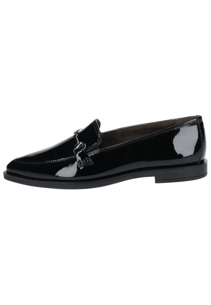 Paul Green Slipper Lederimitat Schwarz Lack - surf4shoes