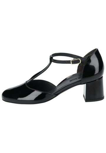 Paul Green Pumps Lederimitat Schwarz Lack - surf4shoes