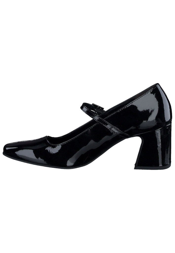 Paul Green Pumps Lederimitat Schwarz Lack - surf4shoes
