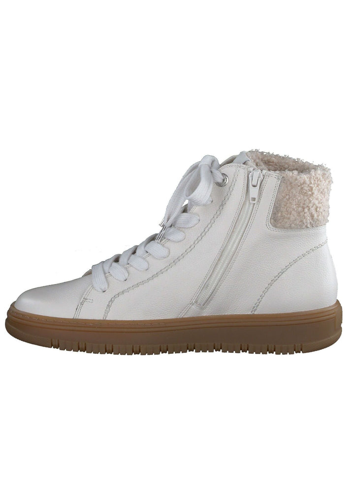 Paul Green Sneaker Glattleder Ivory Warmfutter - surf4shoes