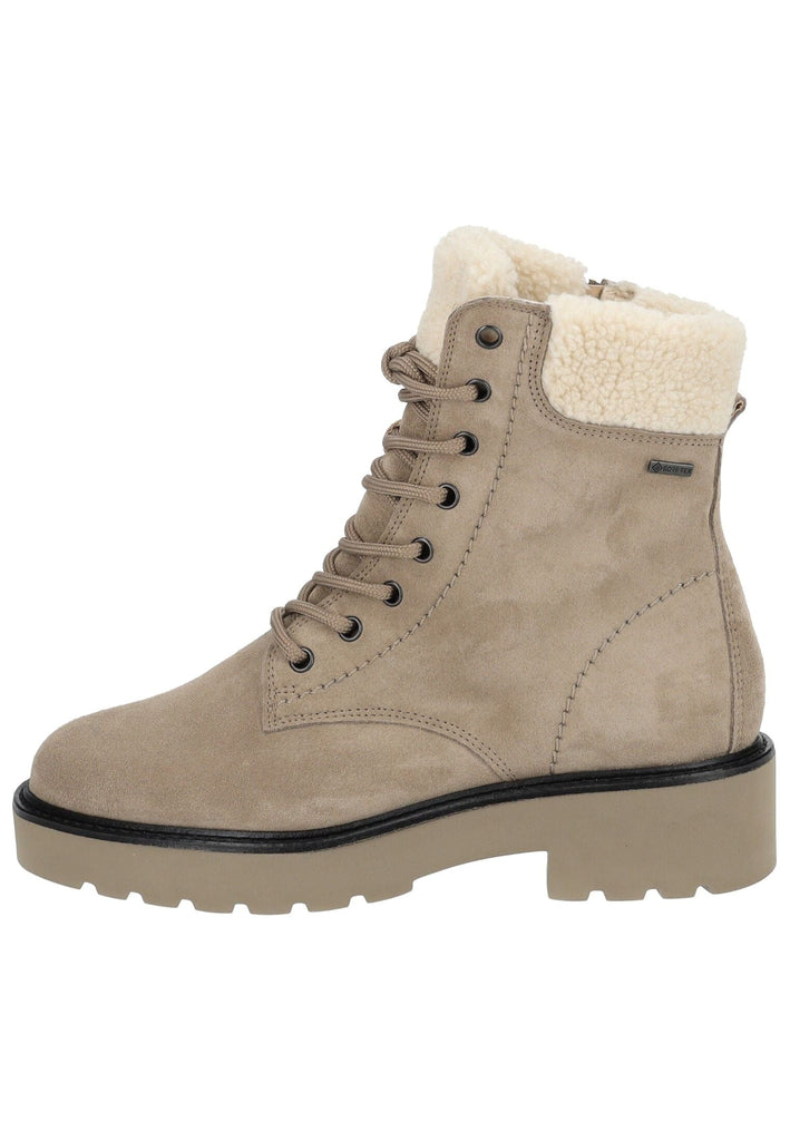Paul Green Stiefelette Veloursleder Antelope Warmfutter - surf4shoes