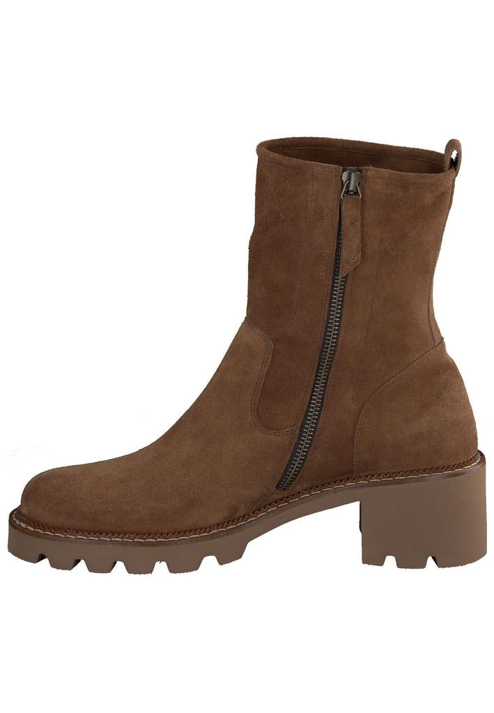 Paul Green Stiefelette Veloursleder Toffee - surf4shoes