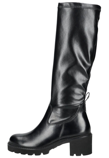 Paul Green Stiefel Leder/Textil Schwarz - surf4shoes