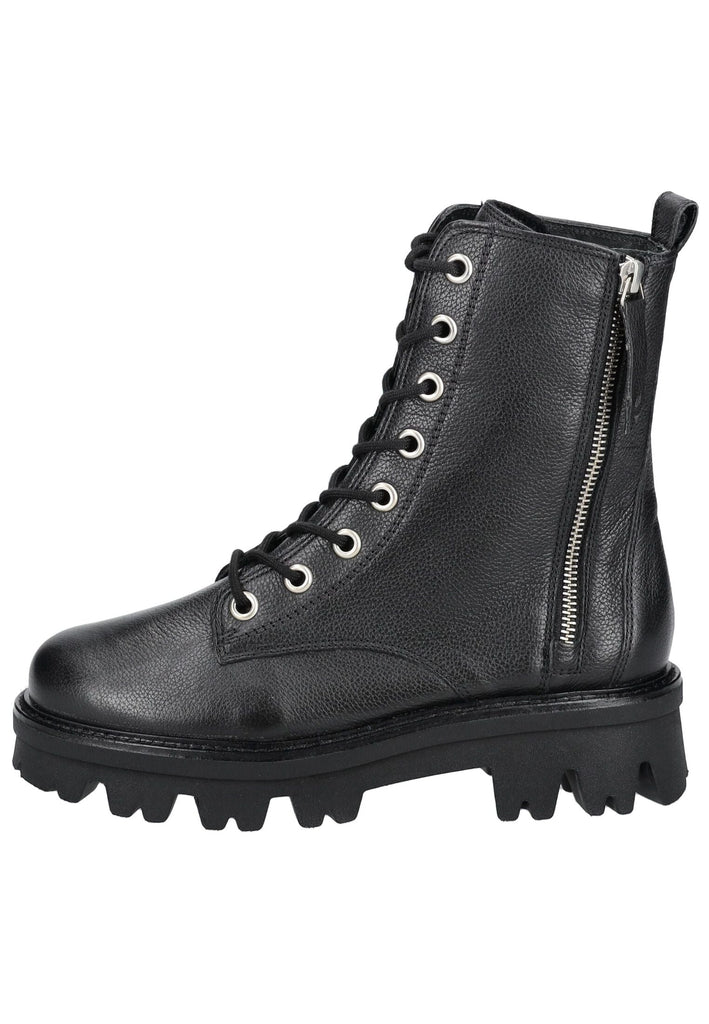 Paul Green Stiefelette Glattleder Schwarz - surf4shoes