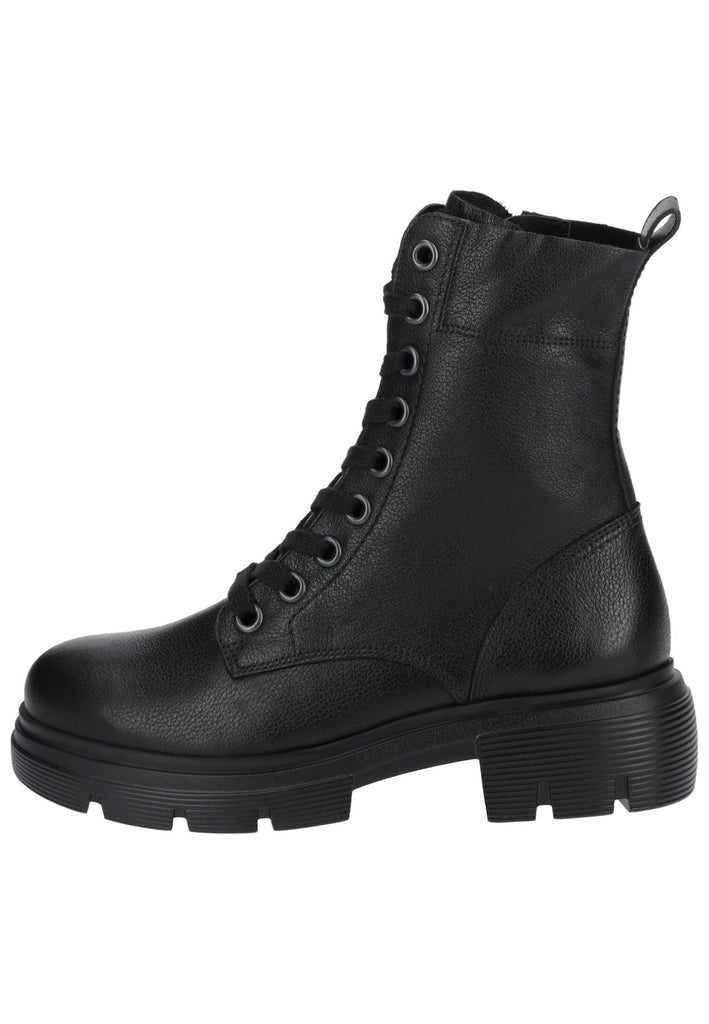 Paul Green Stiefelette Glattleder Schwarz - surf4shoes