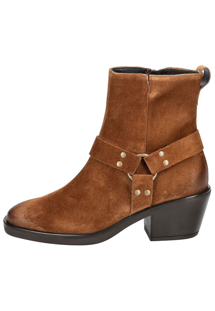 Paul Green Stiefelette Veloursleder Toffee - surf4shoes