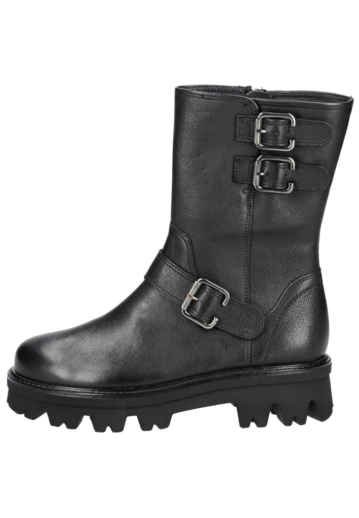 Paul Green Stiefelette Glattleder Schwarz - surf4shoes
