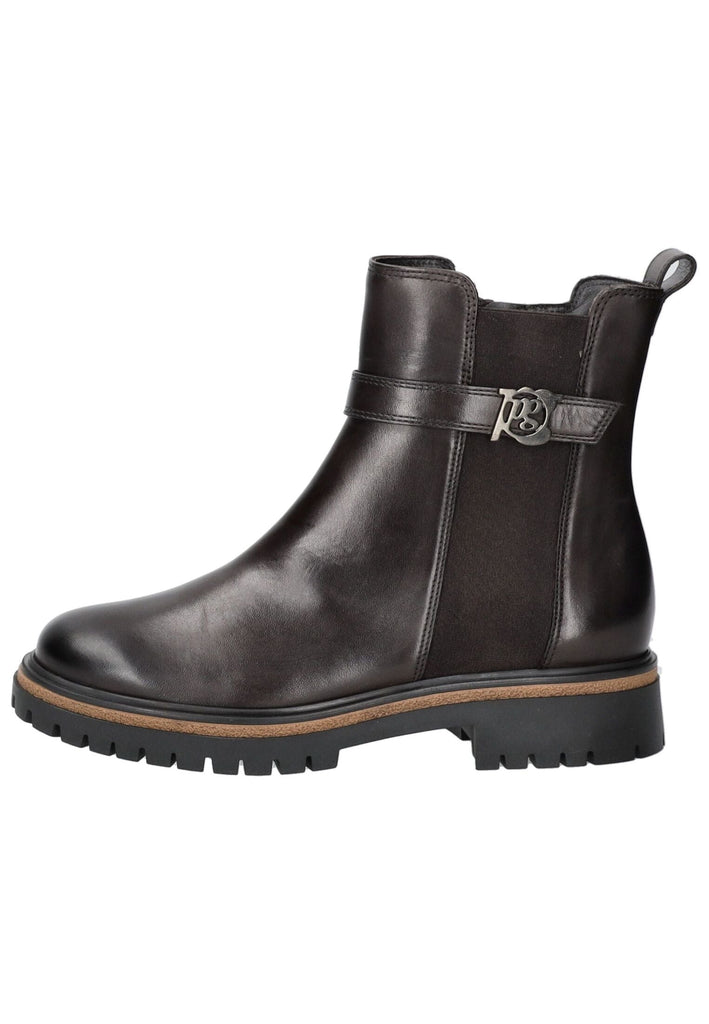 Paul Green Stiefelette Glattleder Dunkelbraun - surf4shoes