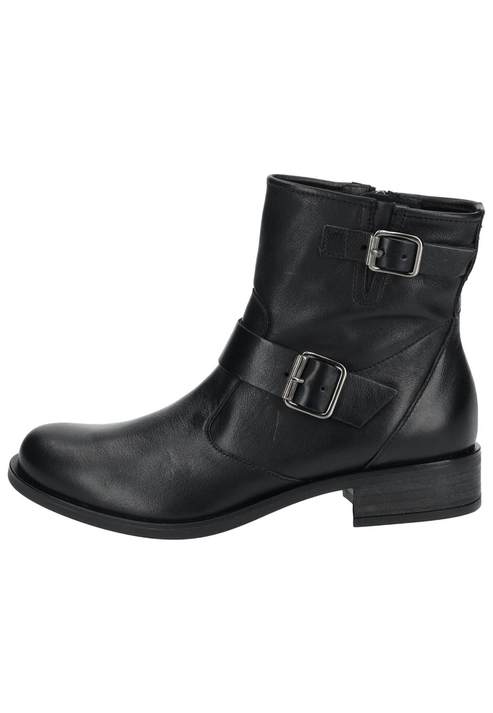 Paul Green Stiefelette Glattleder Schwarz - surf4shoes