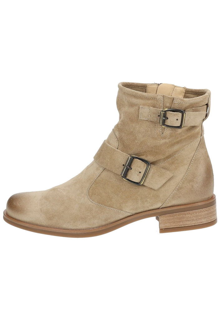 Paul Green Stiefelette Veloursleder Grau/Braun - surf4shoes