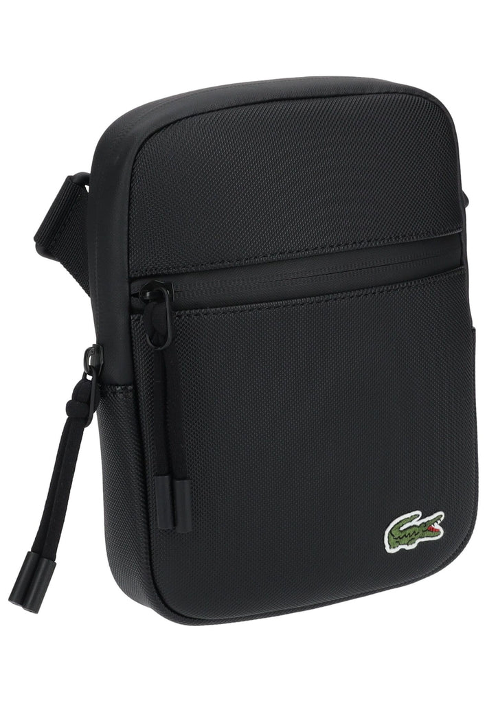 Lacoste Taschen Lederimitat Schwarz - surf4shoes