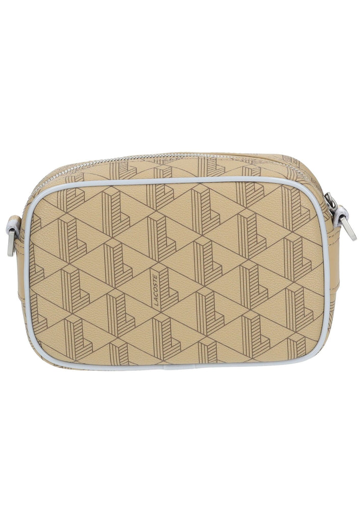Lacoste Taschen Lederimitat Beige/Weiß - surf4shoes