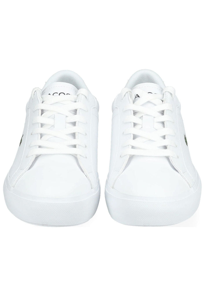 Lacoste Sneaker Lederimitat Weiß - surf4shoes