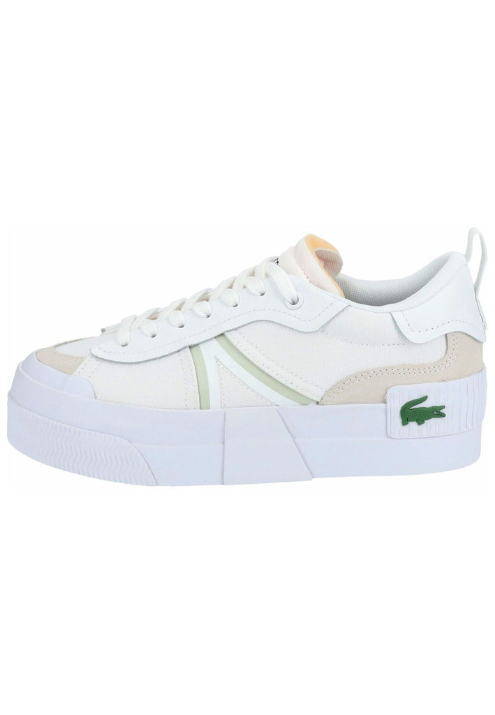 Lacoste Sneaker Leder/Textil Weiß - surf4shoes