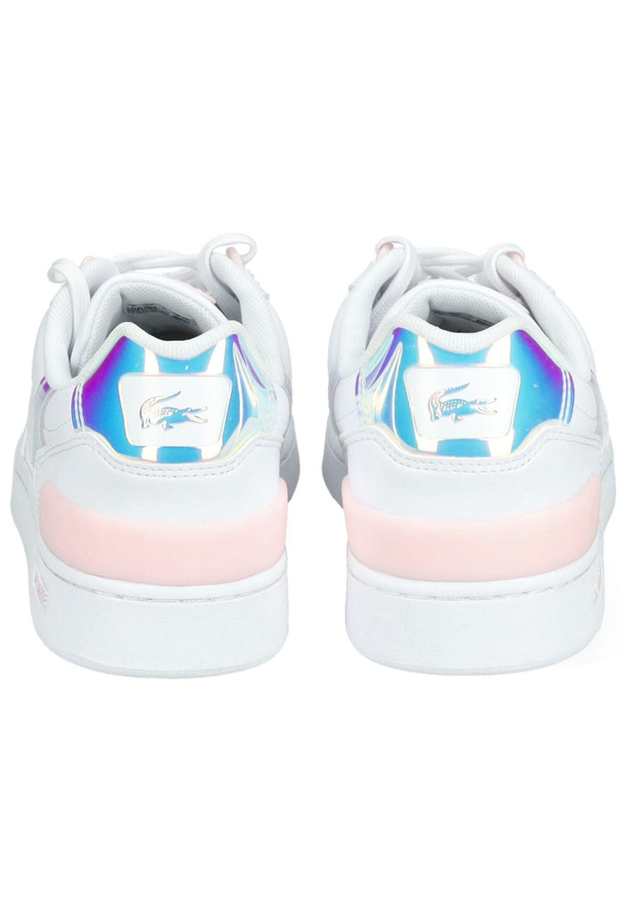 Lacoste Sneaker Lederimitat Weiß/Pink - surf4shoes