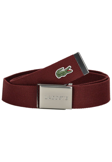 Lacoste Gürtel Textil Espresso - surf4shoes