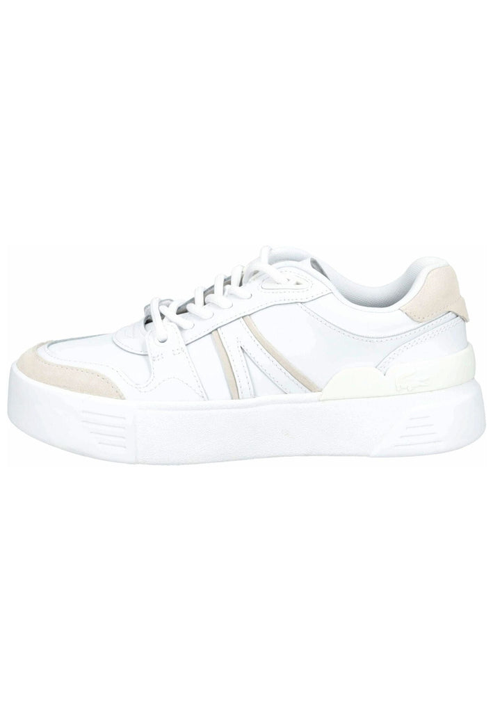 Lacoste Sneaker Leder/Textil Weiß Kombi - surf4shoes