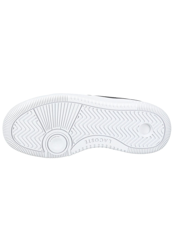 Lacoste Sneaker Lederimitat Schwarz/Weiß - surf4shoes