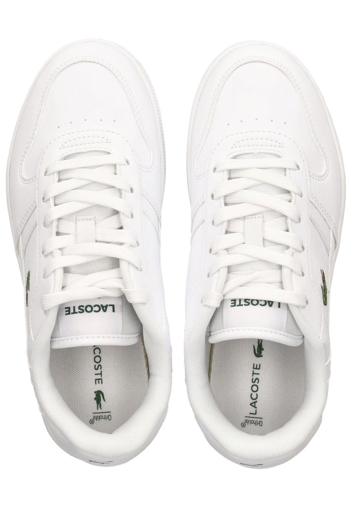 Lacoste Sneaker Lederimitat/Textil Weiß/Weiß - surf4shoes