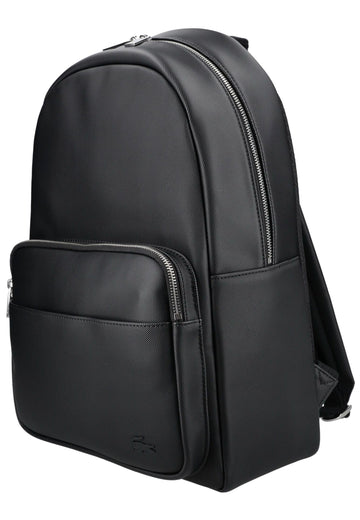 Lacoste Taschen Lederimitat Schwarz - surf4shoes