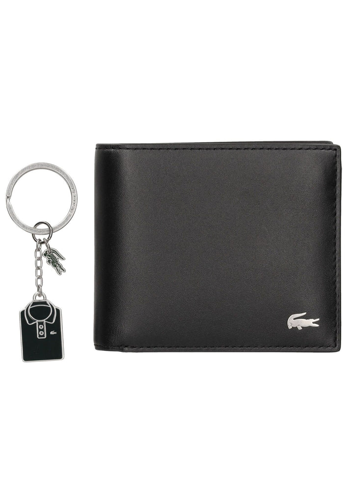 Lacoste Taschen Leder Schwarz/Grün - surf4shoes
