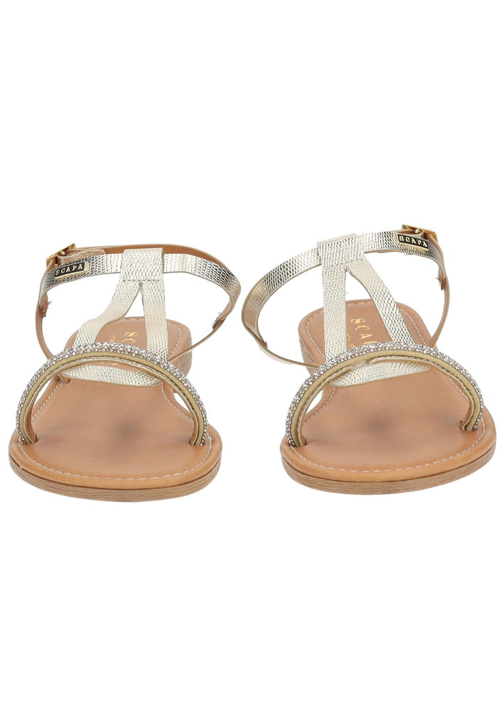 Scapa Sandalen Lederimitat Platin - surf4shoes