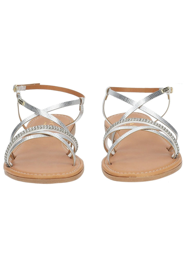 Scapa Sandalen Lederimitat Silber - surf4shoes