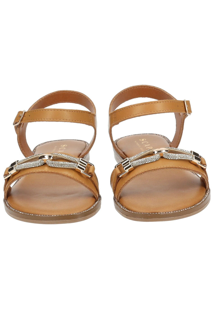 Scapa Sandalen Leder Camel - surf4shoes