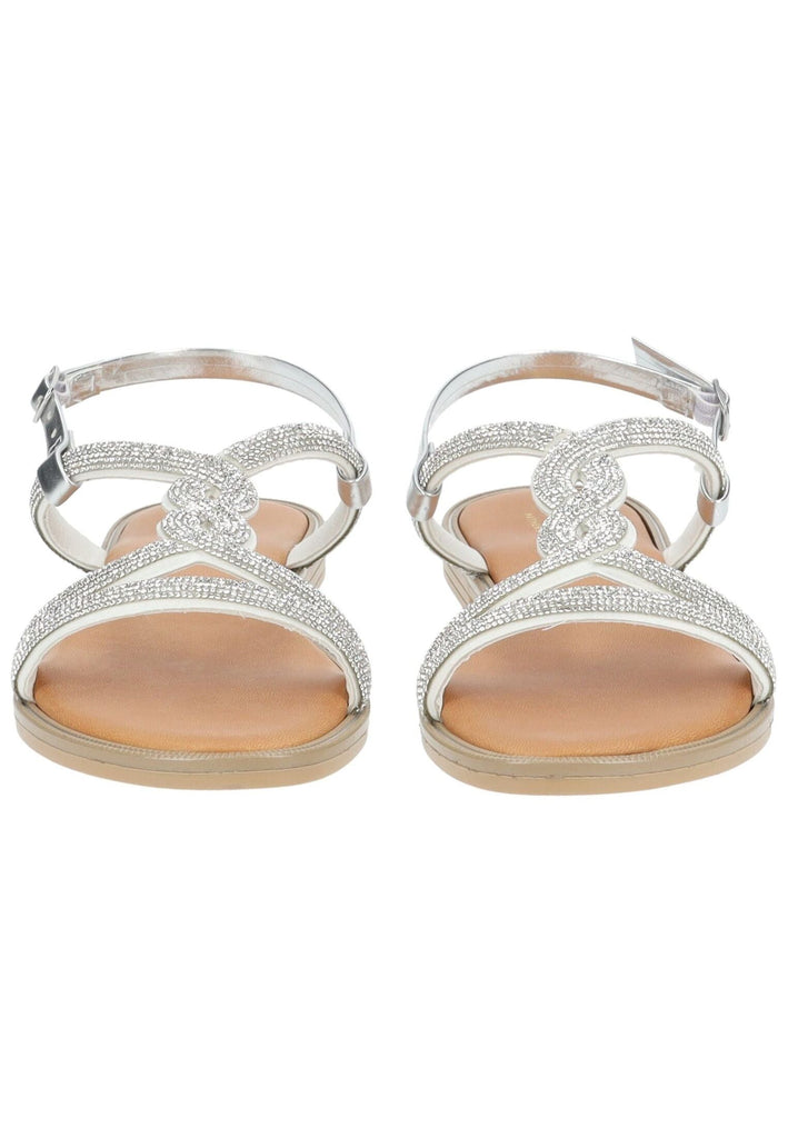 Scapa Sandalen Lederimitat Silber - surf4shoes