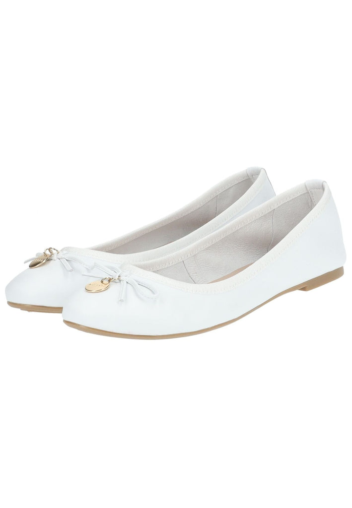 Scapa Ballerinas Leder Weiß - surf4shoes