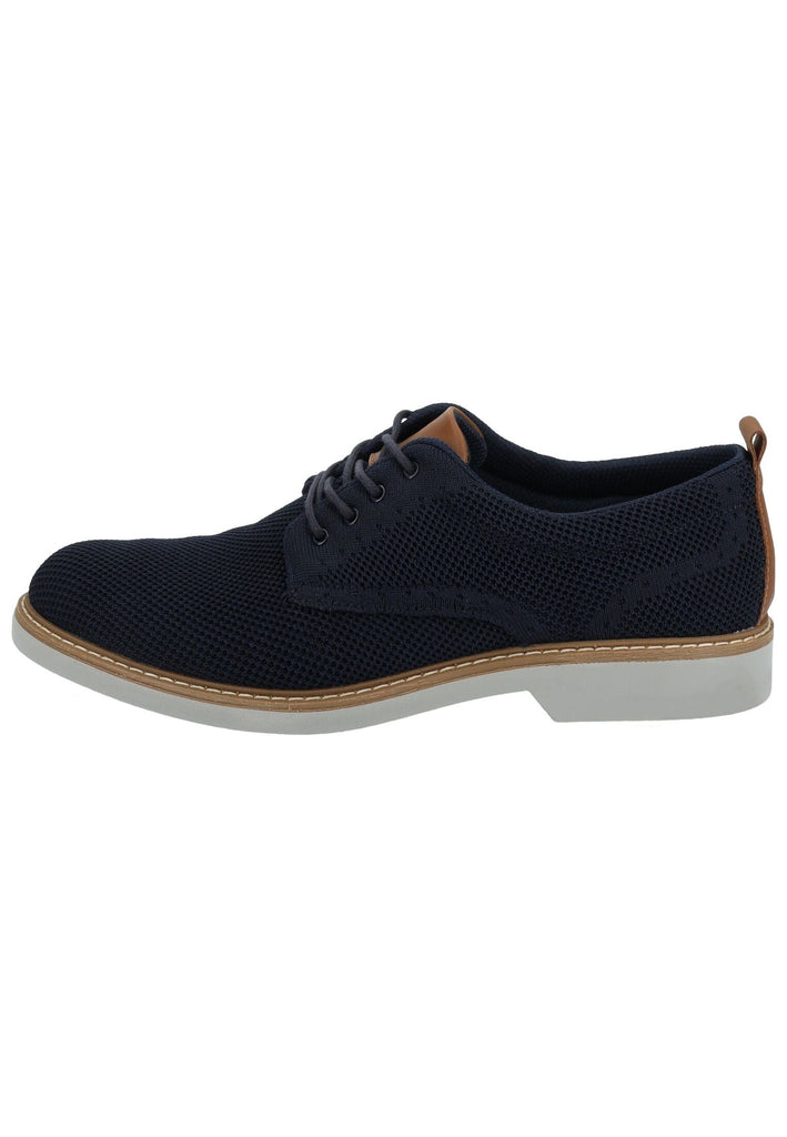 IMAC Halbschuhe Lederimitat Blau/Braun - surf4shoes