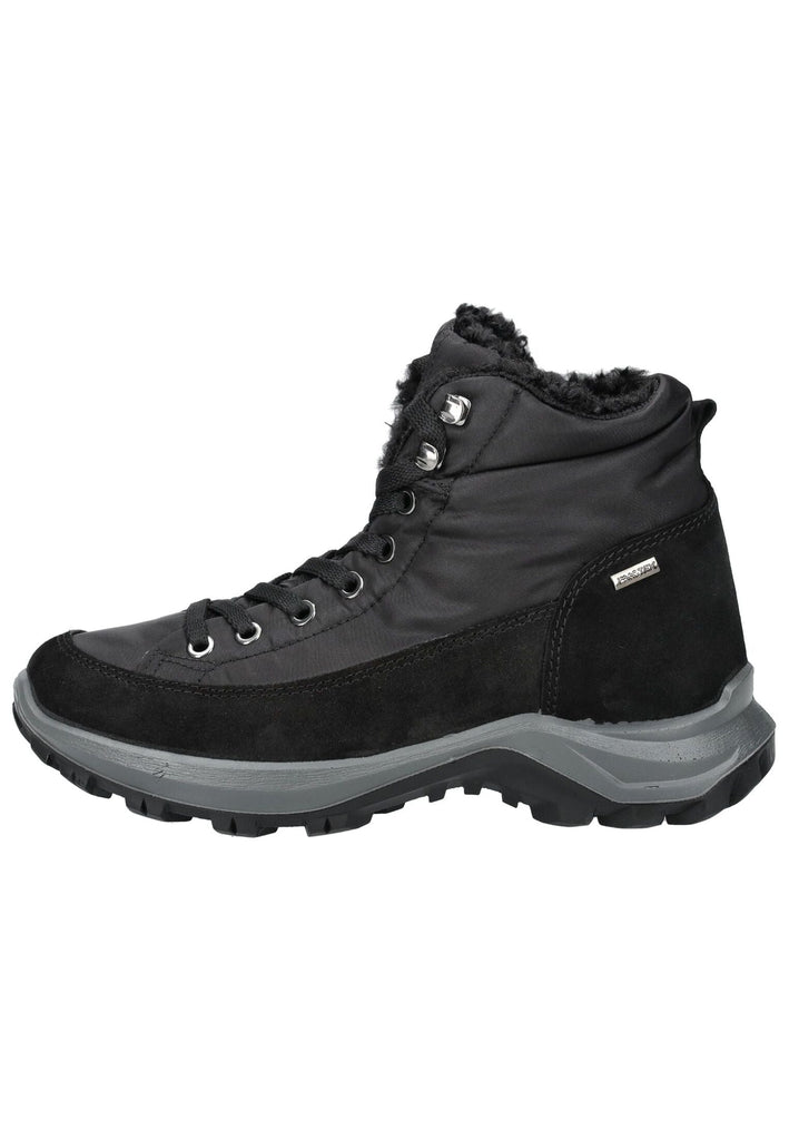 IMAC Stiefelette Veloursleder Schwarz Warmfutter - surf4shoes