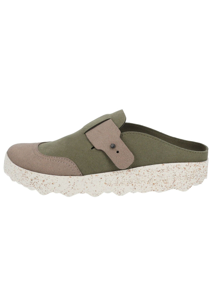 ASPORTUGUESAS Pantoletten Leder Taupe - surf4shoes