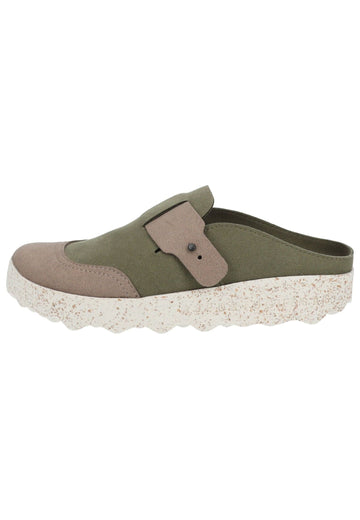 ASPORTUGUESAS Pantoletten Leder Taupe - surf4shoes