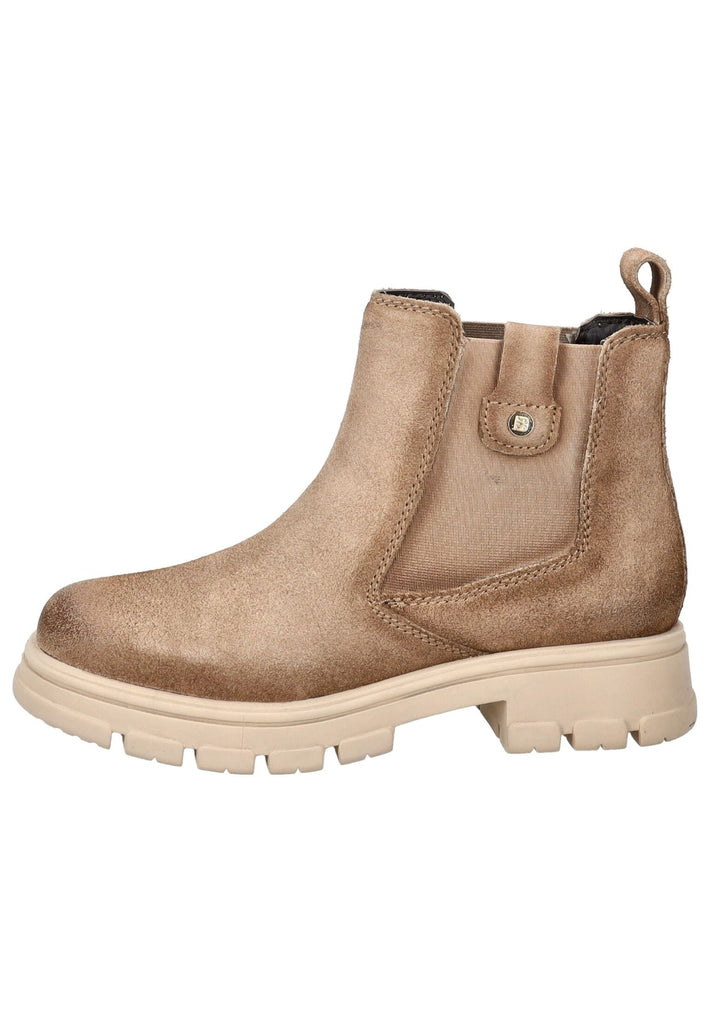 Bagatt Stiefelette Veloursleder Taupe - surf4shoes