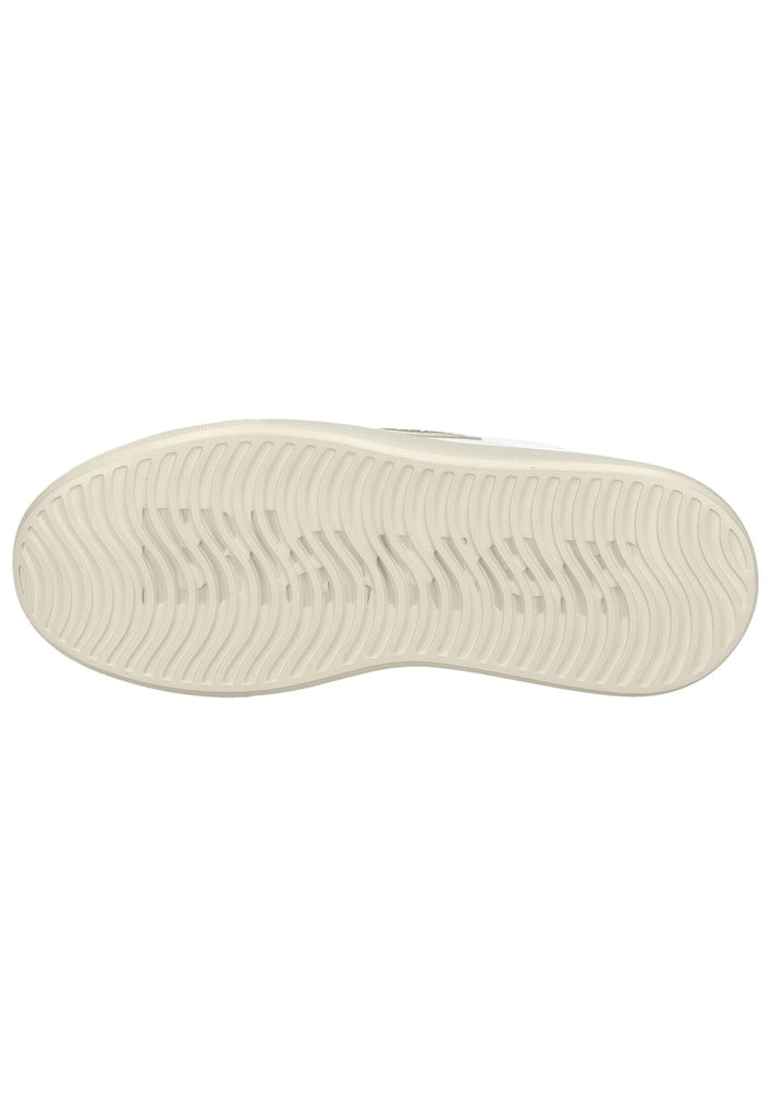 Blauer Sneaker Leder/Synthetik Weiß Kombi - surf4shoes